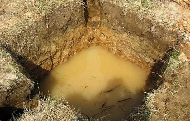 Грунтовые воды близко Грунтовые воды близко