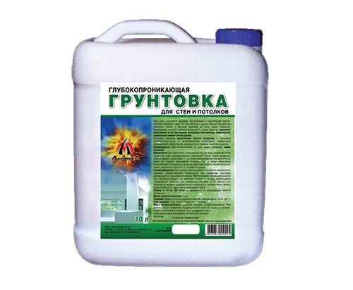 Грунтовка перед шпаклевкой стен