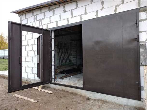 Рекомендации по выбору гаражных распашных ворот