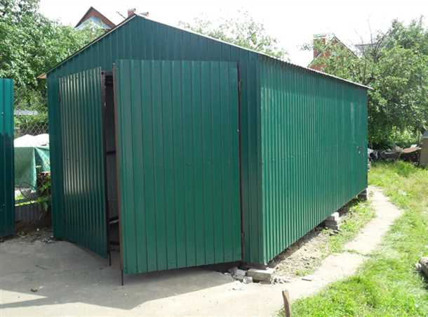 Уход и обслуживание металлических гаражей