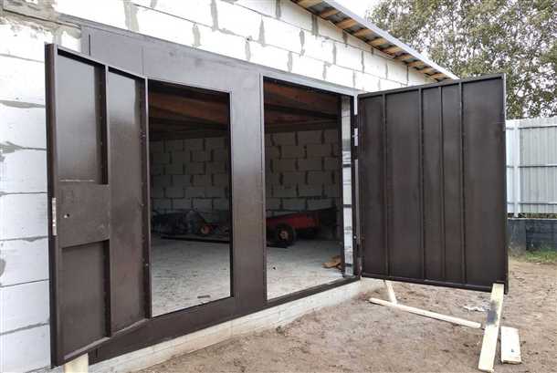 Безопасность при использовании металлических ворот для гаража