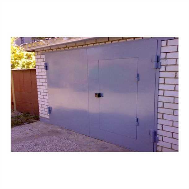 Технические характеристики металлических ворот для гаража