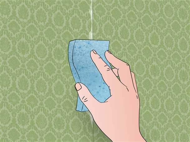 Шаг 5: Размещение первого листа обоев