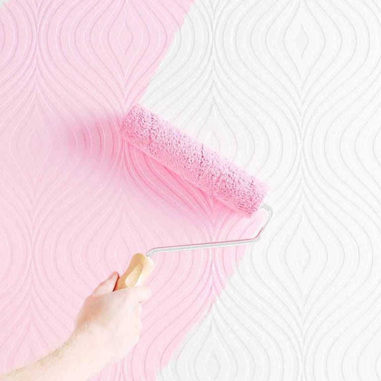 Как красить стеклообои Как красить стеклообои