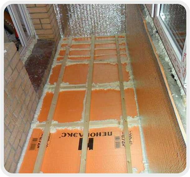 Разные виды отделки балконного пола с учетом теплоизоляции