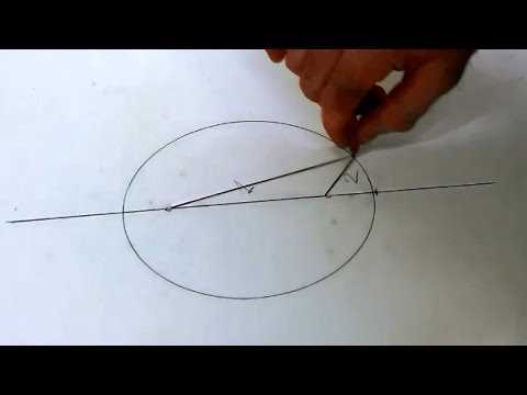 3. Нарисуйте контур овала
