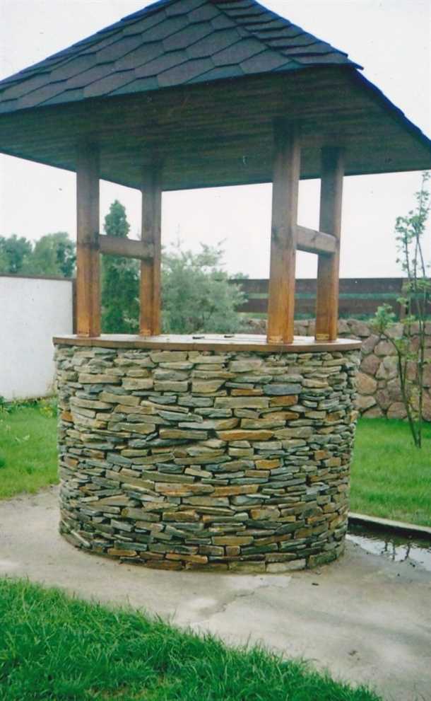 Выбор камня для облицовки колодца