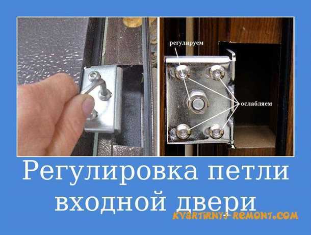 Регулировка запорного механизма и замка