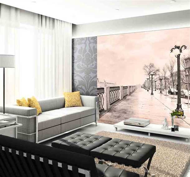 Влияние размера помещения на выбор обоев