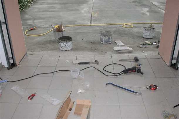 Как положить плитку в гараже Как положить плитку в гараже