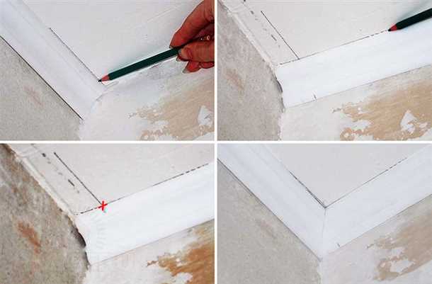 Шаг 2: Правильно измерьте и отметьте длину плинтуса