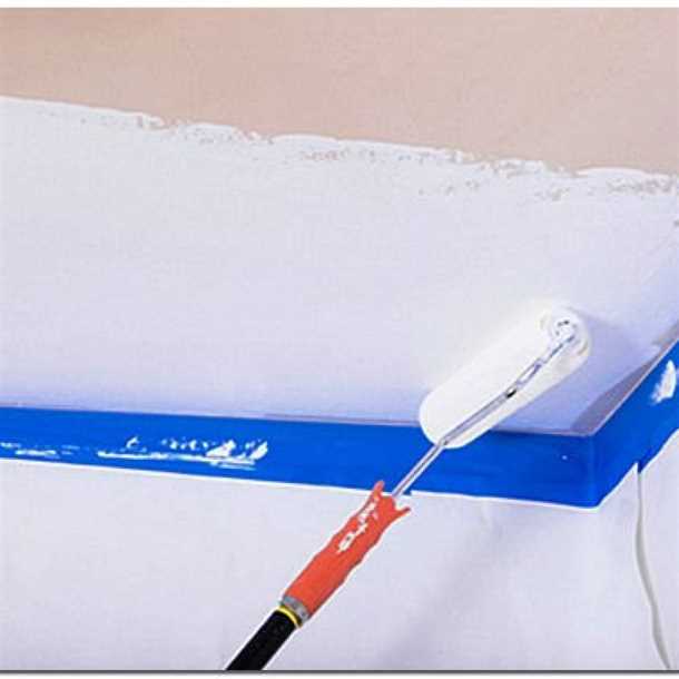 Подготовка помещения для покраски потолка