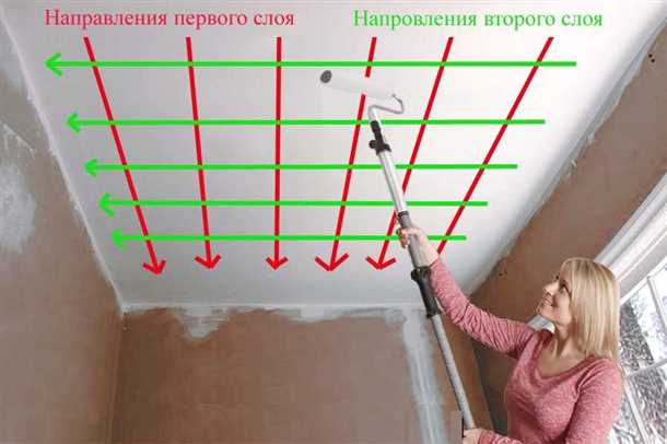 Как правильно валиком красить потолок