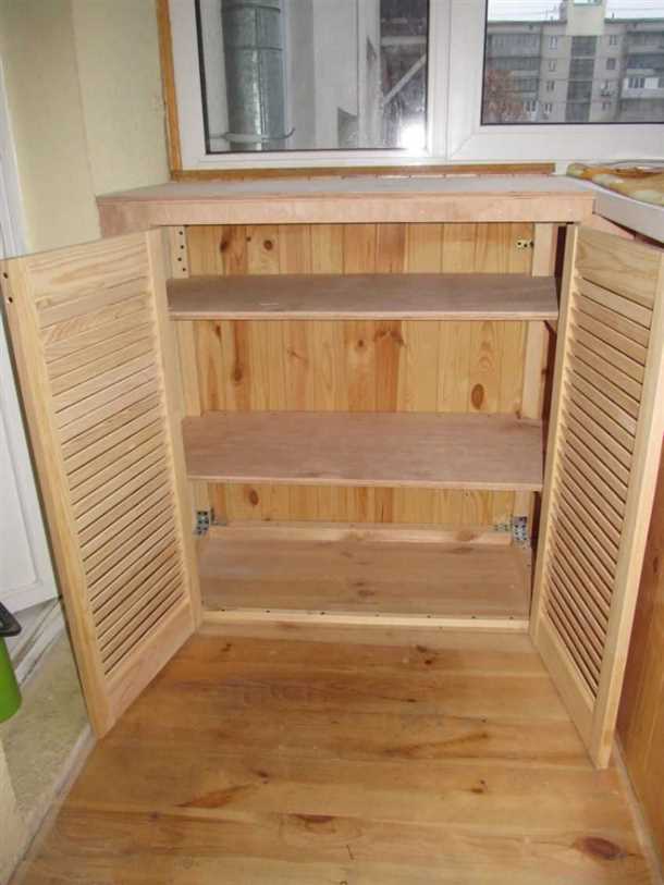 Как сделать на балконе шкаф своими руками Как сделать на балконе шкаф своими руками