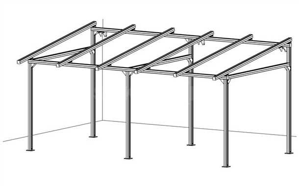 Подготовка и основание для навеса