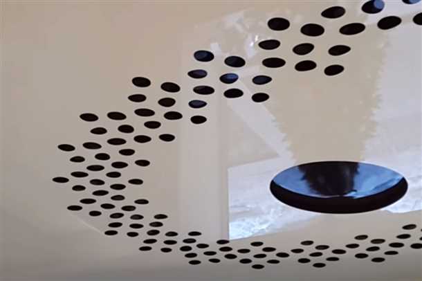 1. Виды материалов для перфорированных натяжных потолков: