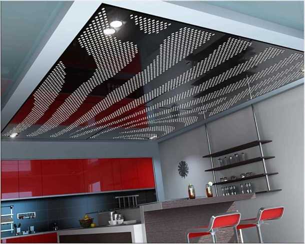 Перфорированный натяжной потолок: мастер-класс по установке и полезные советы Как сделать перфорированный натяжной потолок