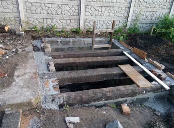 2. Закладка фундамента