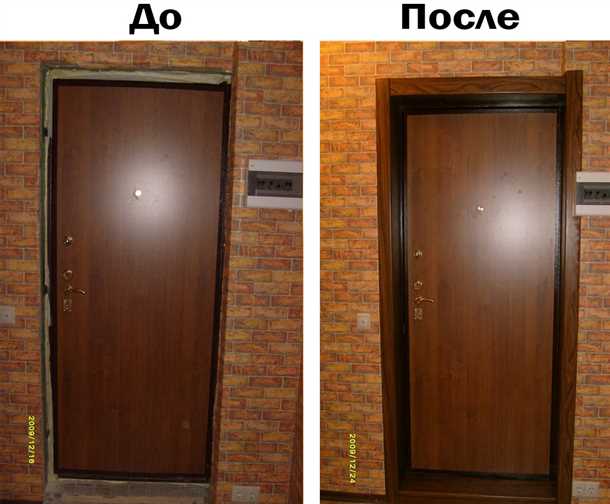 Монтаж новых доборов