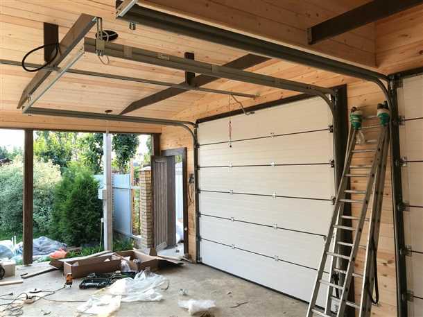 Как установить гаражные ворота Как установить гаражные ворота