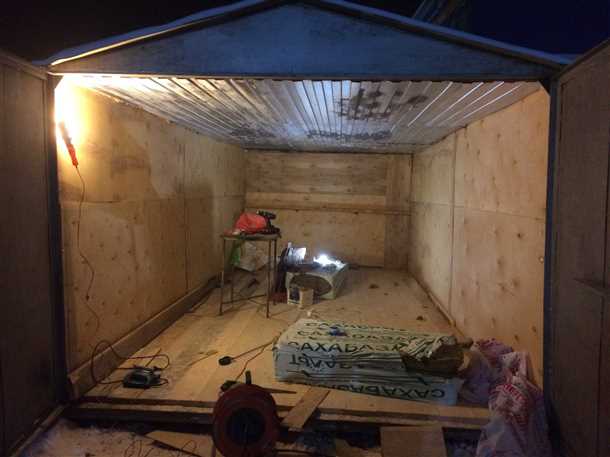 1. Оцените состояние гаражной конструкции: