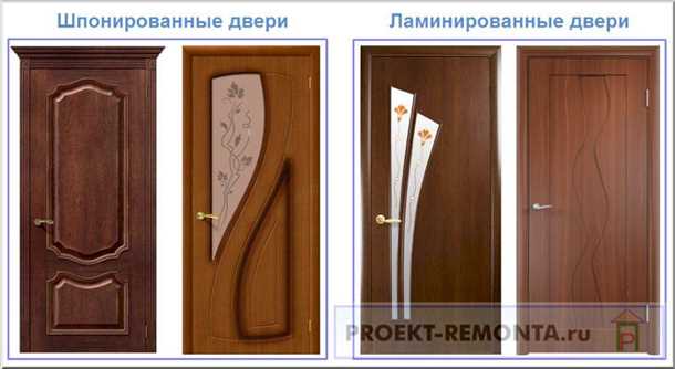 Преимущества шпонированных дверей: