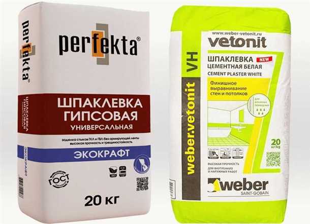 Силикатная шпаклевка для потолка