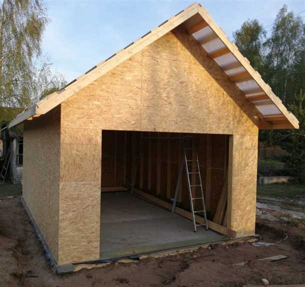 Каркасный гараж Каркасный гараж