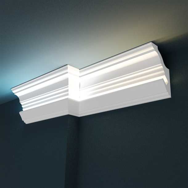 Преимущества использования потолочного карниза с подсветкой