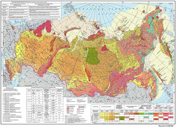 Карта залегания грунтовых вод