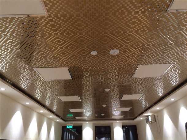 Виды кассетных потолков для ванной