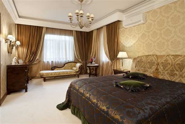 Как выбрать классические обои для спальни: