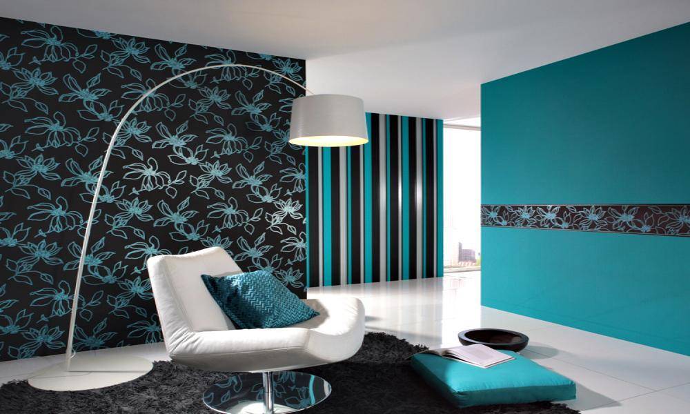 Комбинирование обоев для стен Комбинирование обоев для стен