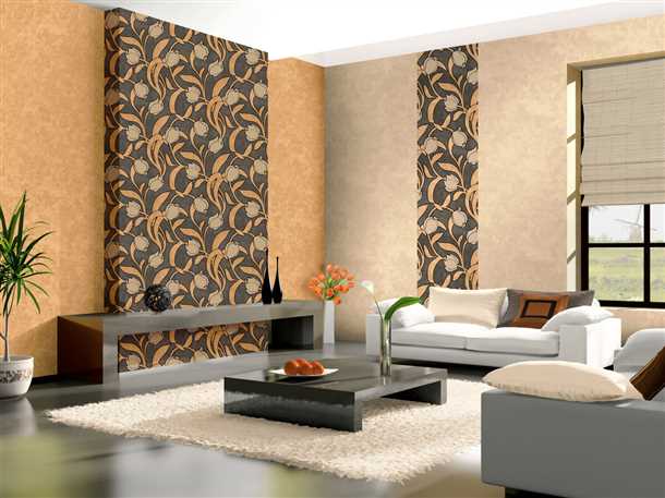 Разнообразие комбинированных обоев