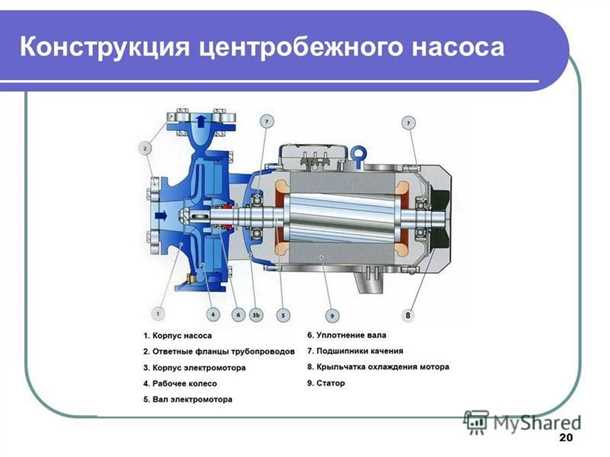Процесс работы центробежного насоса