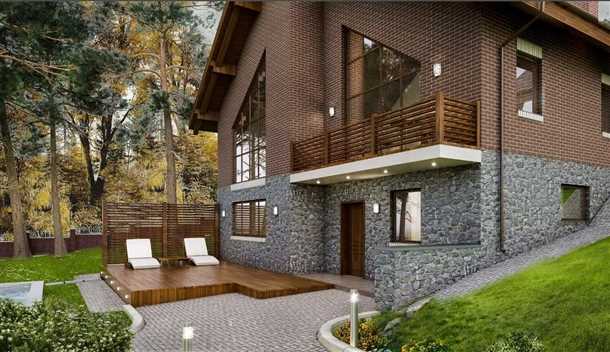 Коттедж с цокольным этажом