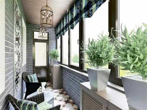 Использование света на балконе