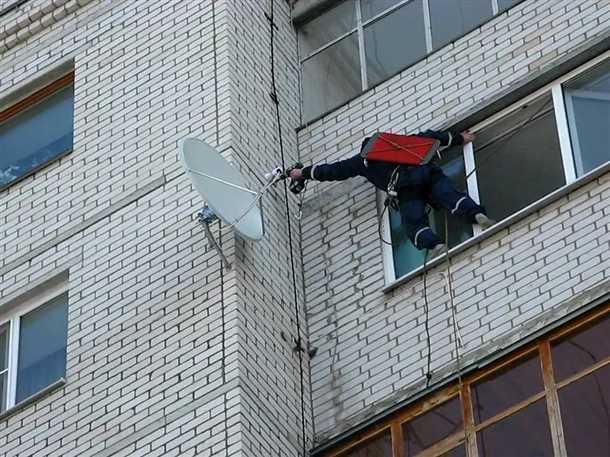 Кабельное подключение антенны