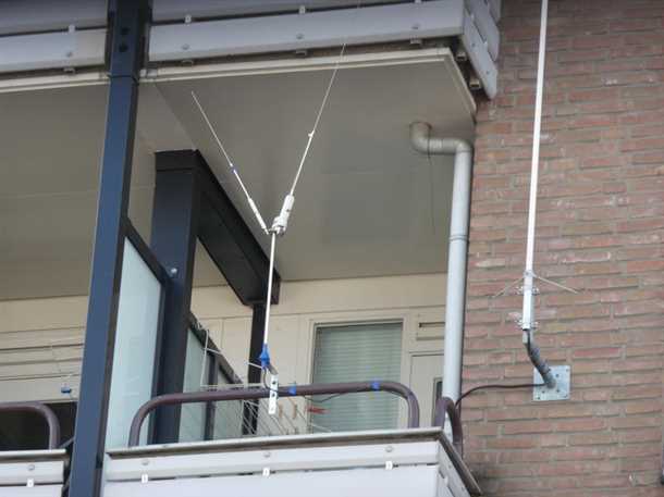 Процесс крепления антенны