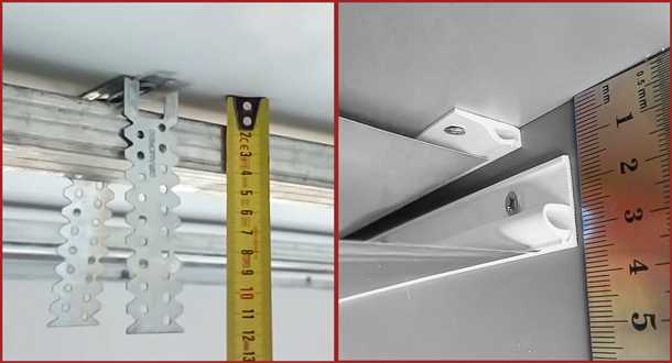 Крепление натяжного потолка к гипсокартону