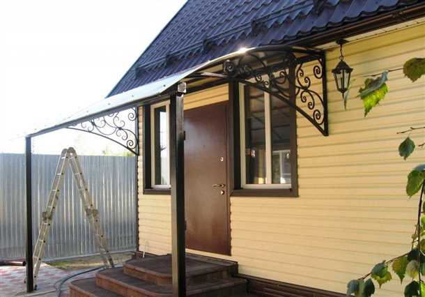 Установка основы крыльца