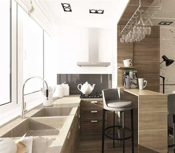 Мебель для кухни на балконе: выбор и расстановка