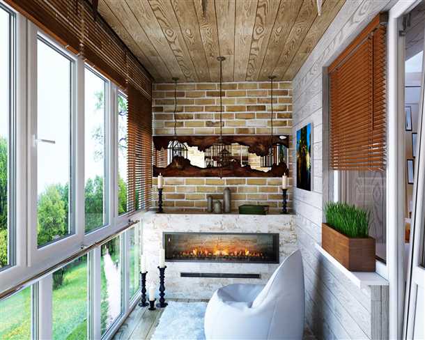 Стилистика лоджии: классика и современность