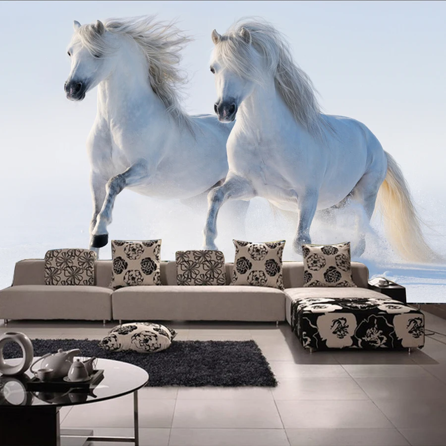 Какие фотообои с лошадьми выбрать для интерьера?