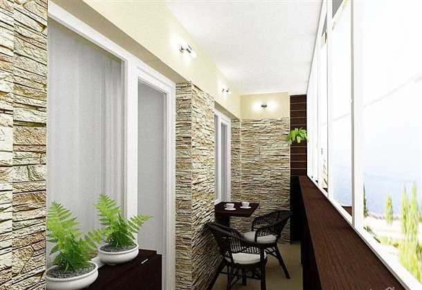 Преимущества пластиковых панелей для отделки стен лоджии