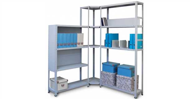 Специальные металлические стеллажи для хранения автомобильных запчастей