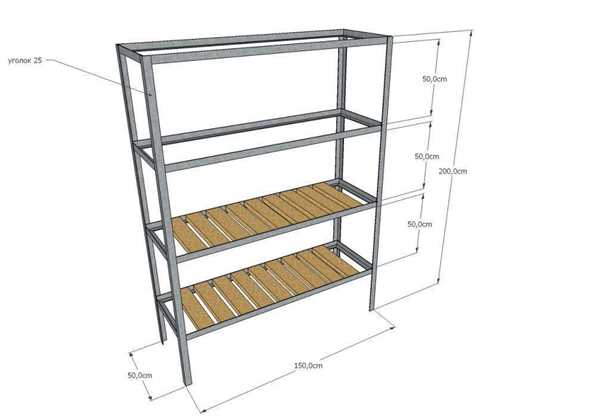 Как сделать металлический стеллаж своими руками для гаража