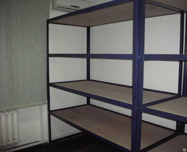 Окраска и защитное покрытие металлического стеллажа для гаража