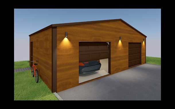 Конструкция модульного гаража