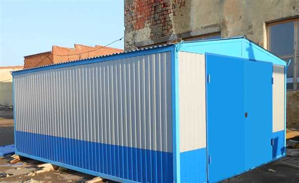 Модульный гараж: практичность и удобство хранения Модульный гараж